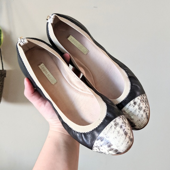 Louise et Cie Shoes - LOUISE ET CIE Elainne Snake Print Ballet Flat